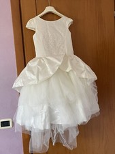 Petit Abito Prima Comunione Bianco 9/10 Anni 