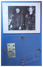 Benito Mussolini visita una