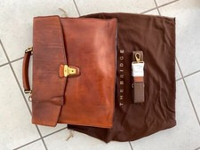 Borsa tracolla, 24 ore, cartella THE BRIDGE originale, vera pelle, mai usata