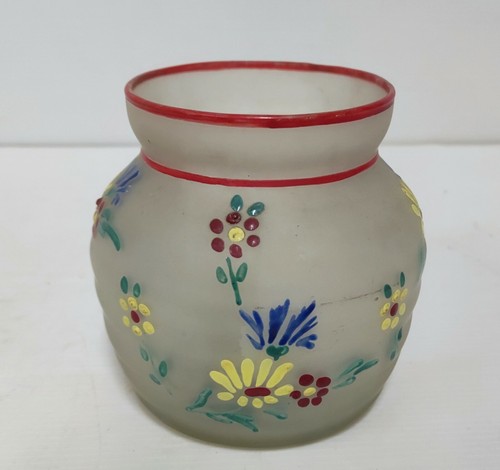 Vaso vetro depoli - vaso, antico