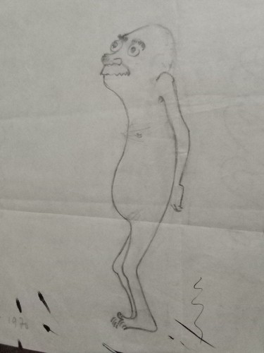 Vecchio disegno satirico - vecchio,