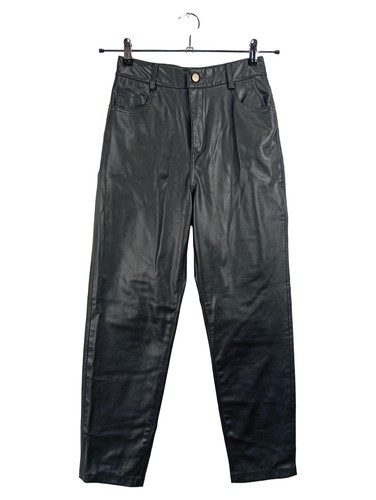 Zara pantaloni ecopelle - pantaloni, donna