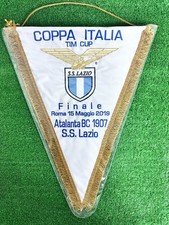 GAGLIARDETTO ATALANTA LAZIO FINALE COPPA ITALIA 19/20 MAGLIA SHIRT MATCH WORN