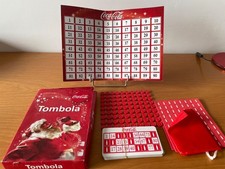 COCA COLA GIOCO TOMBOLA  COMPLETO MAI USATO SEGNI DEL TEMPO SCATOLA CON DIFETTI