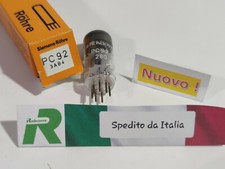 Antica Valvola Elettronica Siemens ROHRE PC92 pc 92 3AB4  TV Radio Nos Nuova