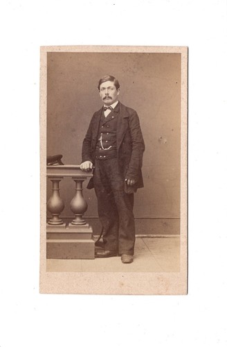 Foto cdv ritratto uomo - ritratto, /