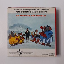 Walt Disney Cinecasa La Partita Del Secolo SUPER 8 Pomi D'ottone Manici Di Scopa