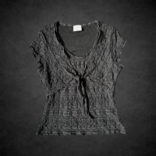 Top donna pizzo - 12, nero