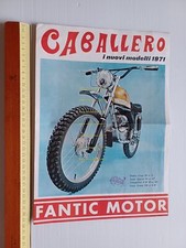 Fantic Motor Caballero 50 - 100 + modelli 1971 depliant originale ITALIANO