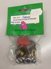 Occhielli borchie per tende 20pz con attrezzo foro Ø 10mm Beaver Brand cod. 2111