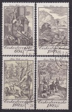 CECOSLOVACCHIA 1975 SC#1988/91