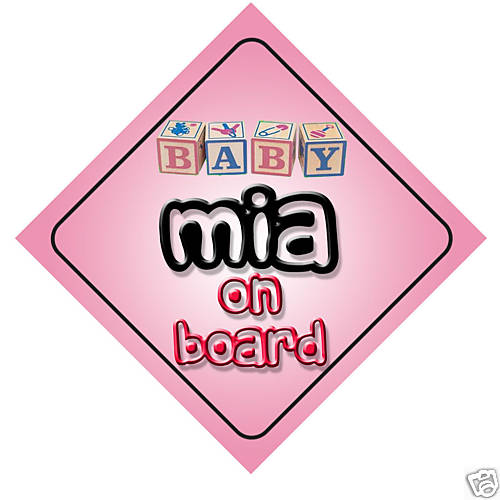 Baby mia board - mia, new