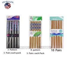 5 Paia Bacchette Cinese