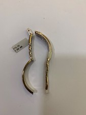 CINTURINO RIGIDO OROLOGIO ACCIAIO LAMINATO ANSA 9 MM  "LORENZ 21959AJ" ANNI 90