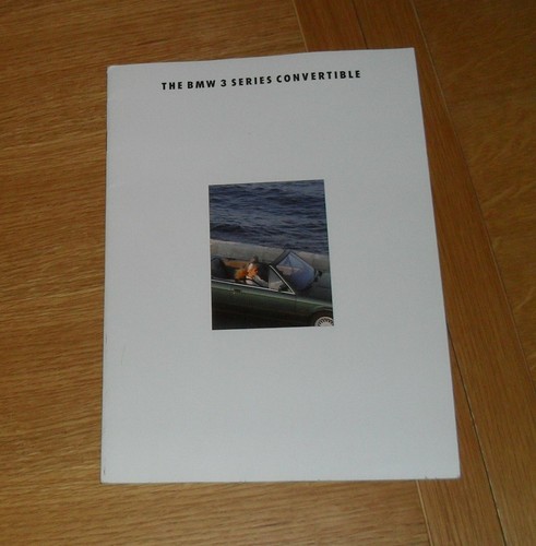 Brochure bmw serie e30 - brochure,
