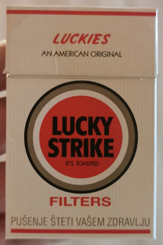 Lucky strike croatia empty - croatia,