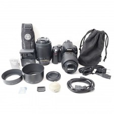 Nikon D5000 fotocamera reflex digitale kit doppio zoom D5000WZ [10c02]