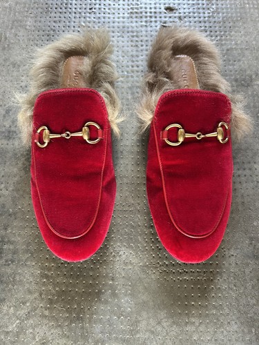 Gucci princetown rouge - gucci,