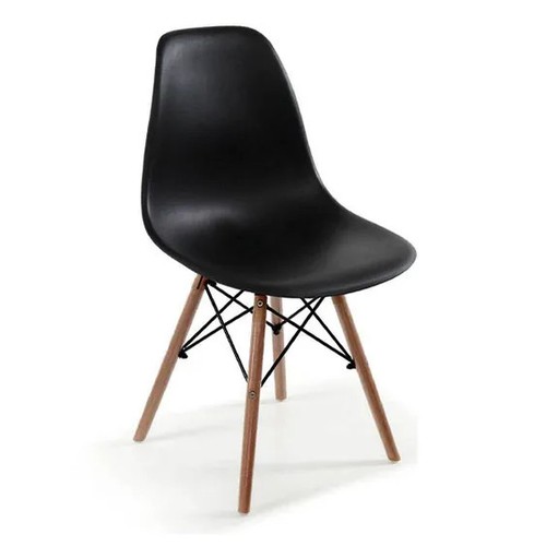 Sedia legno metallo nera - sedia,