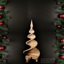 Albero di Natale in legno da 120 cm