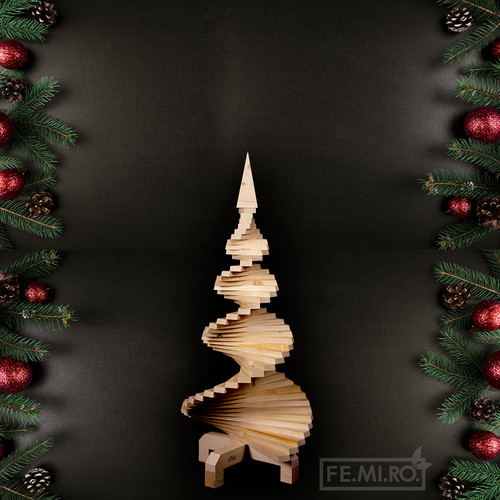 Albero natale legno - albero, in