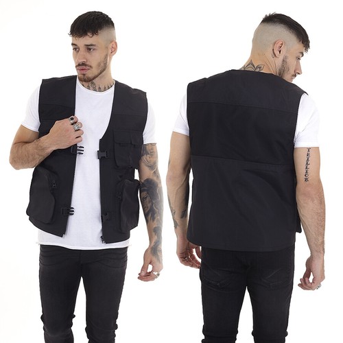 Gilet uomo multitasche