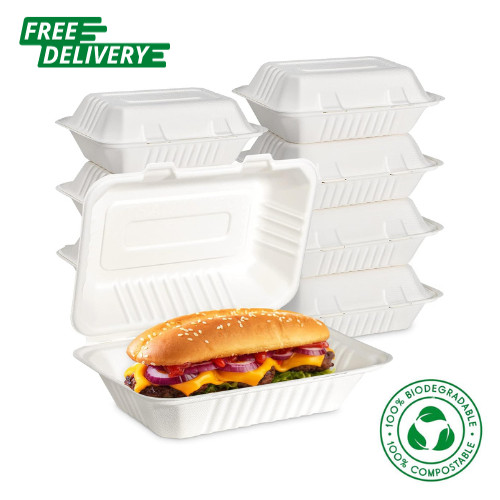 Scatole conchiglia bagasse - scatole,