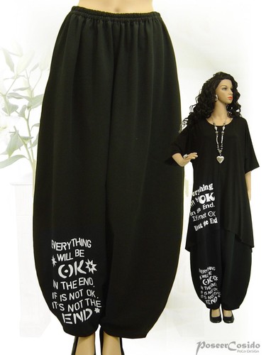 Lagenlook jersey pantaloni - lagenlook,
