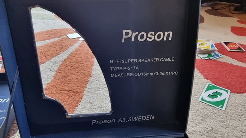 Cavo altoparlante proson 1x3m - cavo,
