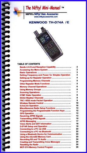 Kenwood d74a nifty - kenwood, th-d74a