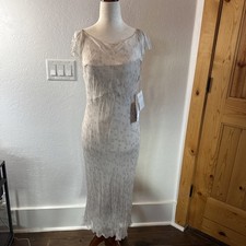 Abito smanicato seta stampa