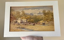 Antico Acquerello Originale