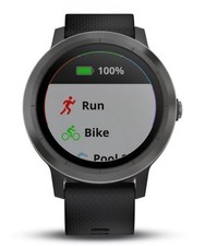 Smartwatch Garmin Vivoactiv 3  Gps Pay Con Scatolo E Accessori Con 2 Cinturini