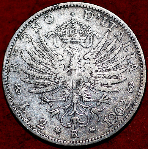 Italia lire 1902 vittorio - lire,