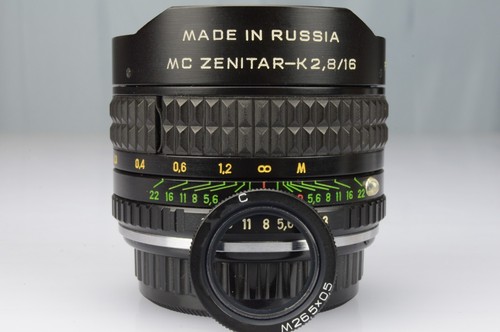 Fisheye 180 zenitar - 180°, zenitar-k