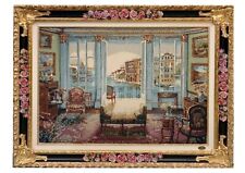 Quadro Cornice Oro con Fiori