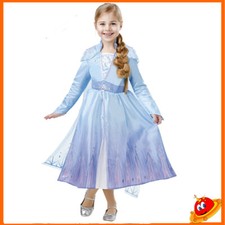 Carnevale Costume bambina Frozen 2 Elsa originale Disney  Tg 7-8 anni