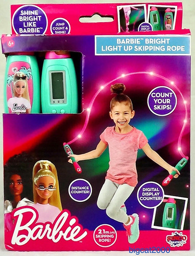 Barbie corda salto luminosa - barbie,