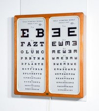 ⚜️ TAVOLA OTTOMETRICA DECIMALE MISTA DOPPIA SBISA FIRENZE VINTAGE EPOCA 1900