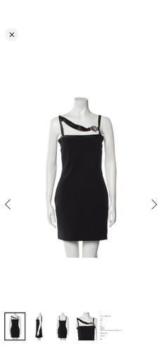 Versus versace mini abito - versace, nero