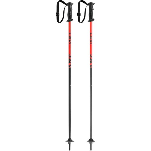 Leki rider black - rider, black/bright-red