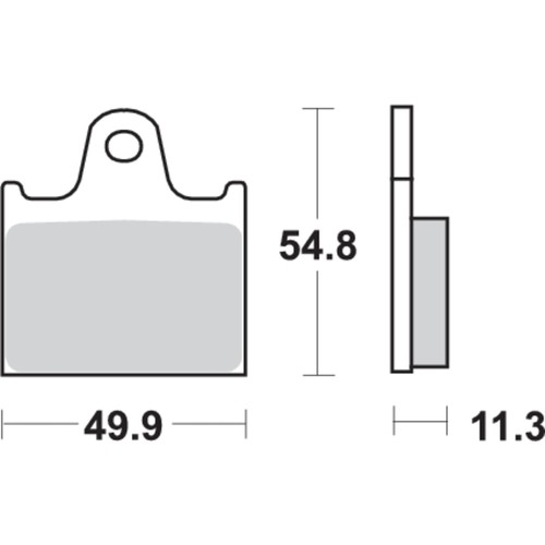 Pasticca freno sbs - sbs, p573-lf