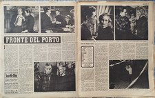 NOVELLE FILM 1954 FRONTE DEL PORTO MARILYN MONROE MARLON BRANDO GIN LOLLOBRIGIDA