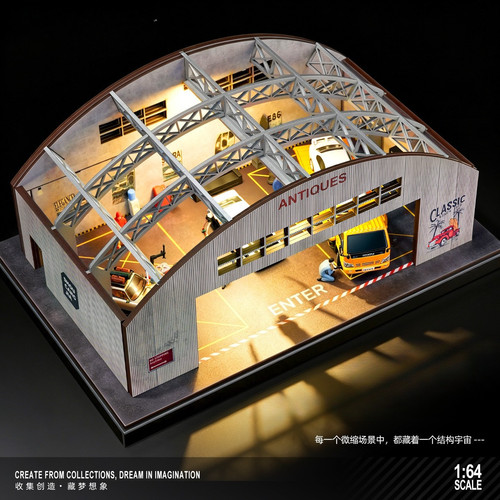 Garage capannone diorama - garage,