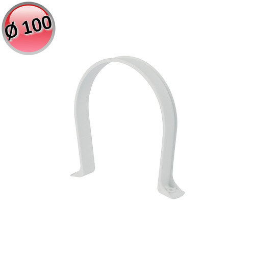 Collare circolare bianco per