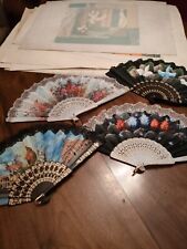 Ventagli Vintage Provenienti Da Una Villa Veneta Vedi Foto