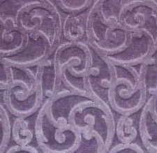 DESIGNERS GUILD Roumier Willament velluto rialzato ametista arabesco resto nuovo