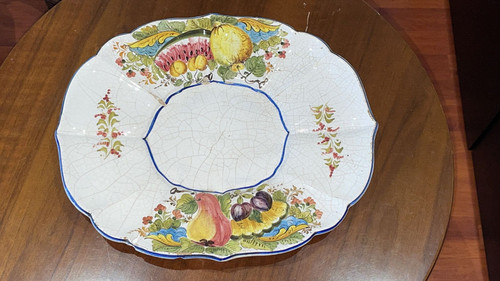 Piatto ceramica vintage - piatto, in