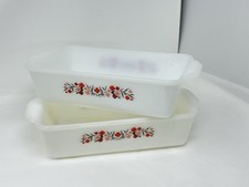 2 Fire King Primrose Bread