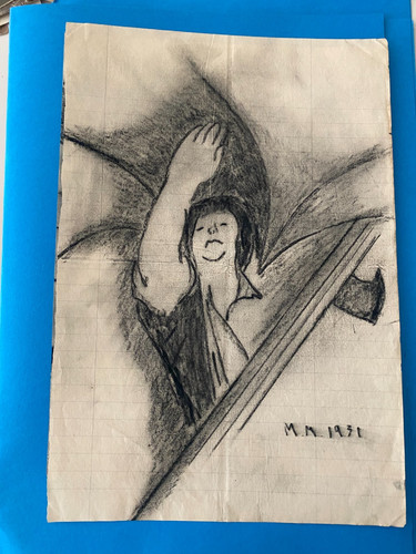 Futurismo disegno 1931 - futurismo, m.m.